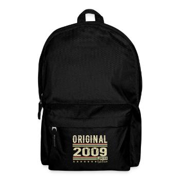 Original 2009 - Retro Birthday Gift 2009 - Backpack - black - Front