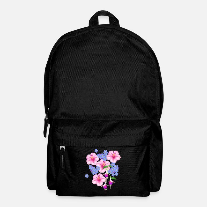 Fleurs, fleurs - Sac à dos - noir