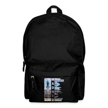 Madrid Spain City Skyline Home Love - Backpack - black - Front