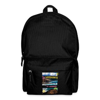 Lanzarote Summer Sun Beach Sea Palms Holiday - Backpack - black - Front