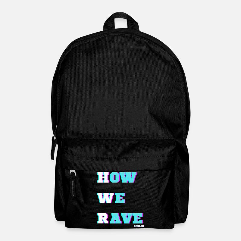 How We Rave Berlin - Rucksack - Schwarz