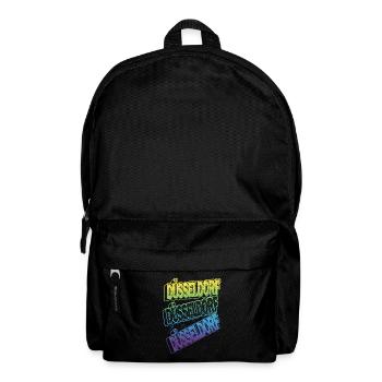 Düsseldorf Deutschland Stadt Schrift Skyline - Rucksack - Schwarz - Vorne
