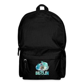 Berlin Allemagne City Skyline Splash coloré - Sac à dos - noir - Devant