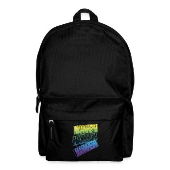 Mannheim Deutschland Stadt Schrift Skyline Heimat - Rucksack - Schwarz - Vorne