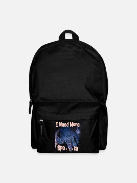 Ich brauche mehr Weltraum lustigen Astronauten - Rucksack - Schwarz