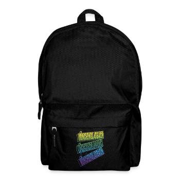 Mönchengladbach Deutschland Stadt Schrift Heimat - Rucksack - Schwarz - Vorne