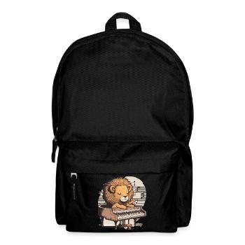 Klavier-Löwe - Rucksack - Schwarz - Vorne