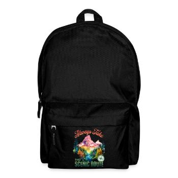 Hiking Hiking Mountains Mountaineering Climbing Nature - Backpack - black - Front