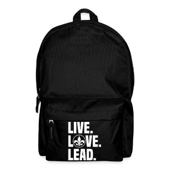 Pfadfinderleiter | Pfadfinder Scouting Geschenk - Rucksack - Schwarz - Vorne