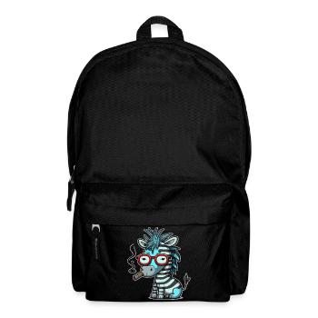 Zebra Funk - Rucksack - Schwarz - Vorne