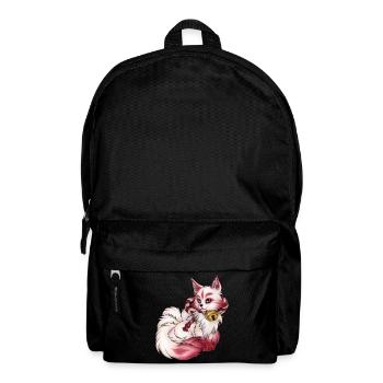 Kitsune Fuchs Fuchsgeist Inari Japan Mythologie - Rucksack - Schwarz - Vorne