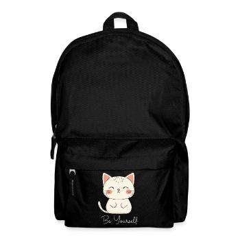 Chat Être Soi-même Amour Motivation - Sac à dos - noir - Devant