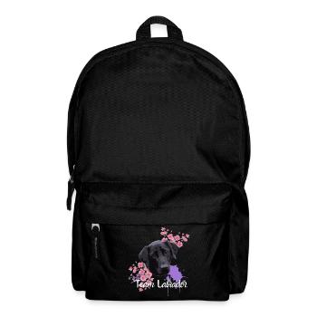 Team black - Backpack - black - Front