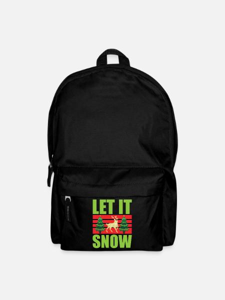 Christmas Let It Snow - Backpack - black