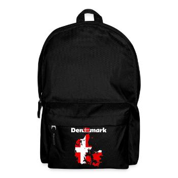 Denmark flag Danish flag Danmark flag - Backpack - black - Front