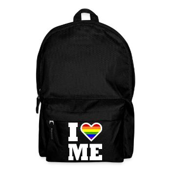 I love me - Rucksack - Schwarz - Vorne