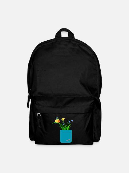 Frühlingsgrüße To Go - Rucksack - Schwarz