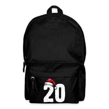 20 Zahl Weihnachten - Rucksack - Schwarz - Vorne