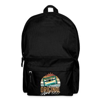Les Legends sont nés en avril 1955 Cadeau - Sac à dos - noir - Devant