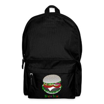 Burger-style salad - Backpack - black - Front