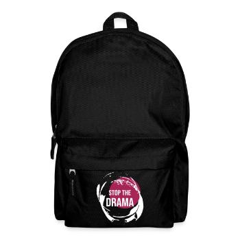 Stop The Drama Geschenk - Rucksack - Schwarz - Vorne