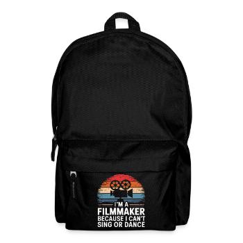 Filmemacher Filmregisseur Kameramann Film - Rucksack - Schwarz - Vorne
