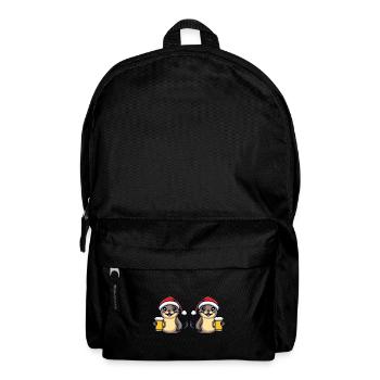 Équipe de la bière de Noël Seal Animal - Sac à dos - noir - Devant