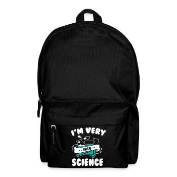 I m Very Into Science - Rucksack - Schwarz - Vorne