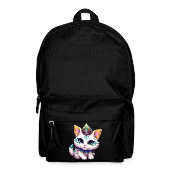Mardi Gras Katze Karneval Comic - Rucksack - Schwarz - Vorne