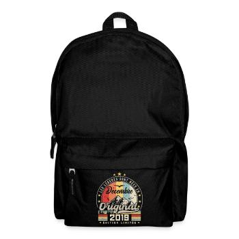 Cadeau D'anniversaire Nées En Décembre 2019 - Sac à dos - noir - Devant