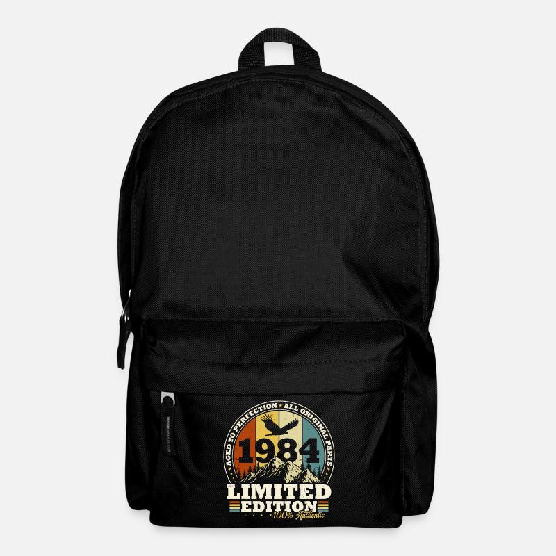 Original 1984 Vintage Birthday Vintage Gift - Backpack - black