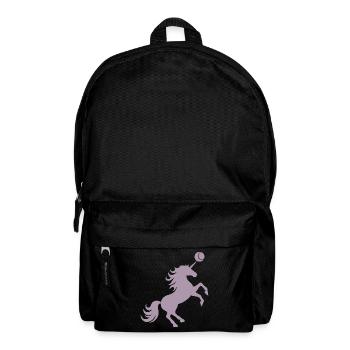 Licorne Joueur De Tennis Balle De Tennis Silhouette - Sac à dos - noir - Devant