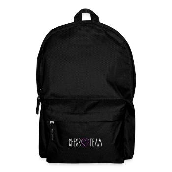 Chess Team Heart - Backpack - black - Front