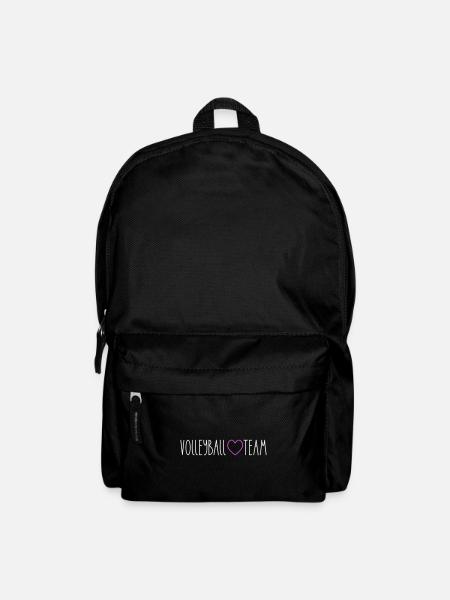 Cœur de l’équipe de volleyball - Sac à dos - noir