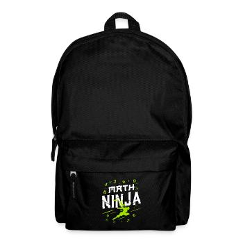 Math Ninja Math Kids Saying Jeu de Pun - Sac à dos - noir - Devant