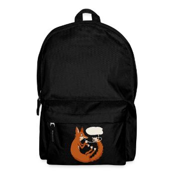Fuchs Sprechblase - Rucksack - Schwarz - Vorne