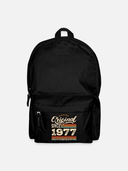 Original 1977 Jahrgang - 1977 Geburtstagsgeschenk - Rucksack - Schwarz