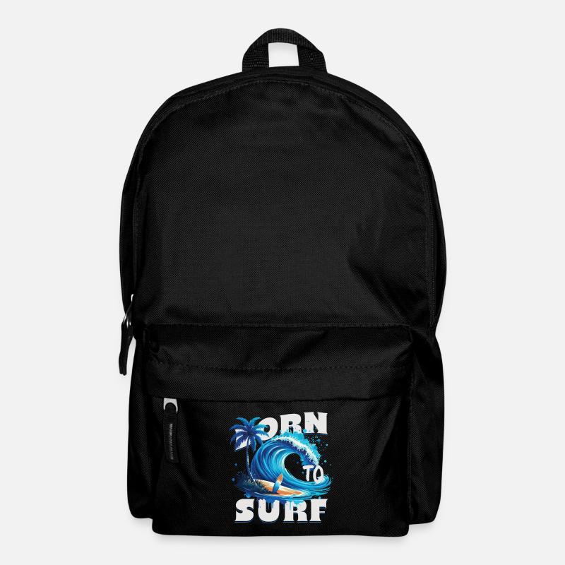 Born To Surf - Backpack - black