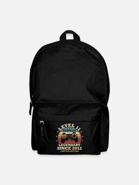 Level 11 Freigeschaltet 11 Jahre Geburtstag Gamer - Rucksack - Schwarz