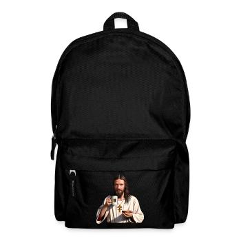 Jesus mochte Kaffee - Rucksack - Schwarz - Vorne