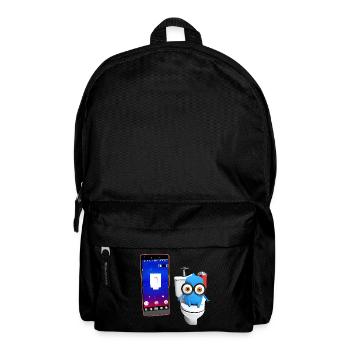 Drops of water on the toilet - Backpack - black - Front
