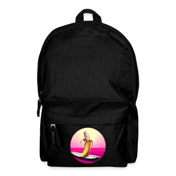 Surfing Banana Sunset - Backpack - black - Front