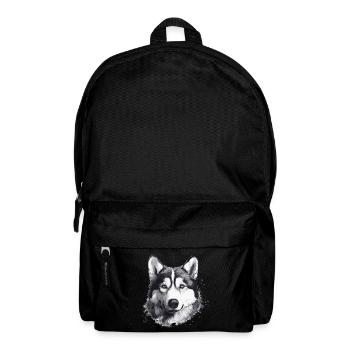 Husky Chien de traîneau Husky Head - Sac à dos - noir - Devant