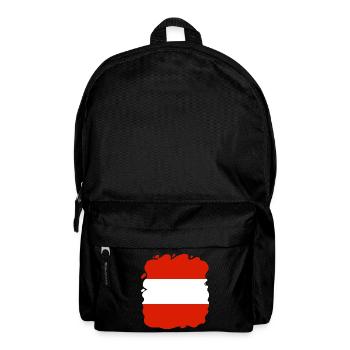 Austria Flag Austria Austrian Flag AT - Backpack - black - Front