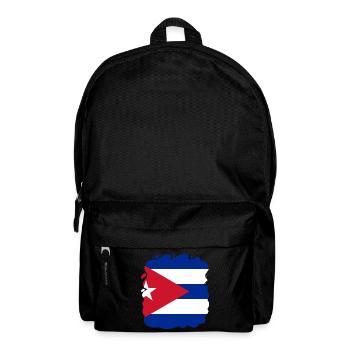Kuba Flagge Karibik Urlaub Cuba Reise Havanna - Rucksack - Schwarz - Vorne