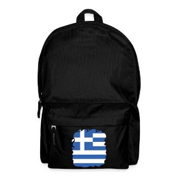 Drapeau de la Grèce Hellas Athènes Drapeau de la Grèce - Sac à dos - noir - Devant