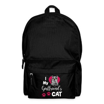 I Love My Girlfriends Cat - Backpack - black - Front