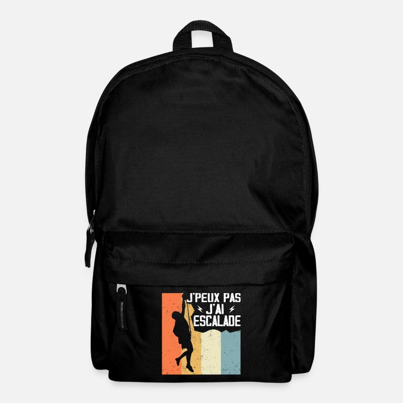 Ich kann nicht, ich bin geklettert - Rucksack - Schwarz