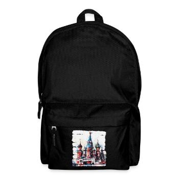 Die Basilius-Kathedrale, ein berühmtes Wahrzeichen - Rucksack - Schwarz - Vorne