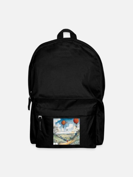 Glücklicher Sommer Vintage Cartoon - Rucksack - Schwarz